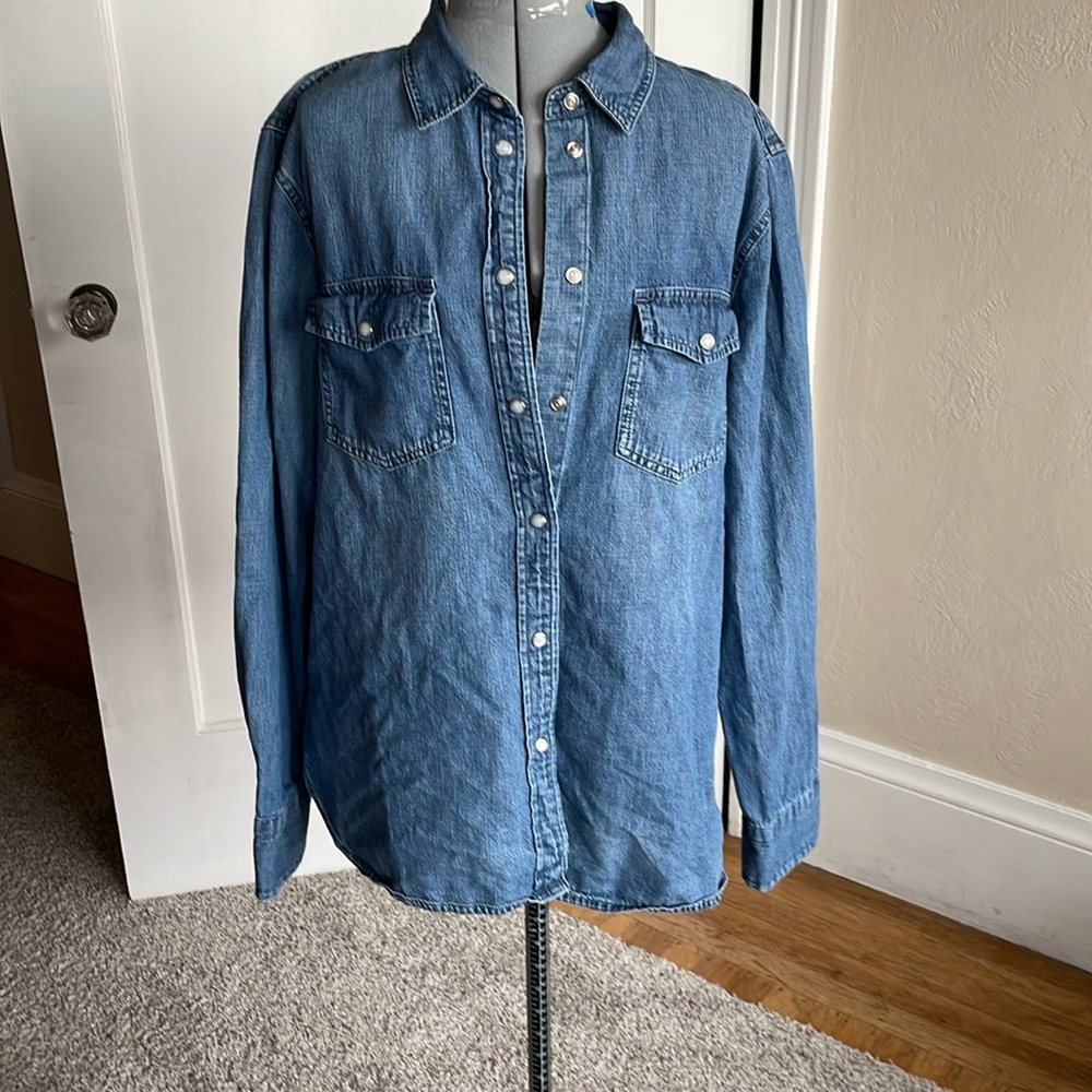 J.Crew Slim Fit Chambray Shirt